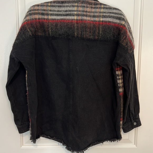 Zara oversized wool denim jacket - Picture 7 of 7